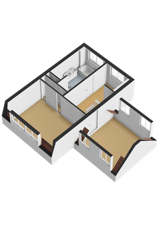 Floorplan - Koningin Emmastraat 7, 3751 CH Bunschoten-Spakenburg